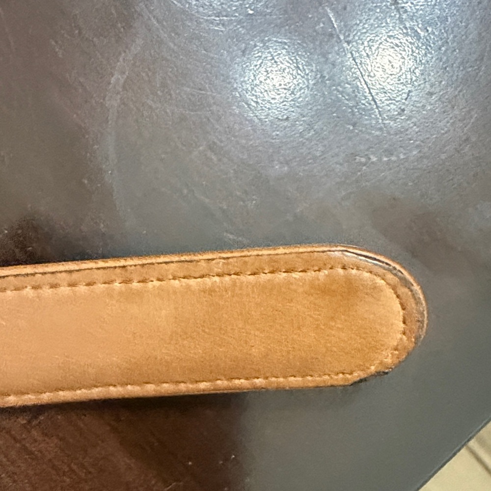 Coach Tan cowhide Leather Belt with Brass Buckle✨ - Picture 9 of 12